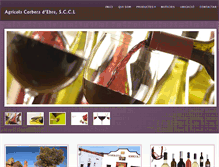 Tablet Screenshot of agricolacorbera.com
